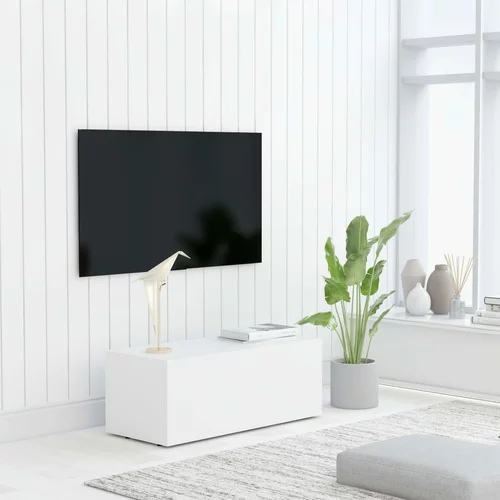 TV ormarić bijeli 80 x 34 x 30 cm od iverice