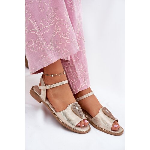 S. BARSKI Women&amp;#039;s Flat Sandals With Decoration S.Barski Slike