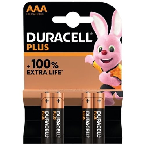 Duracell Plus alkalna baterija AAA 1.5V blister - 4 komada Cijene