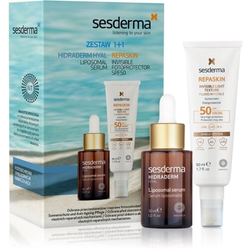 Sesderma Set Hidraderm Hyal + Repaskin darilni set 2 kos Cene