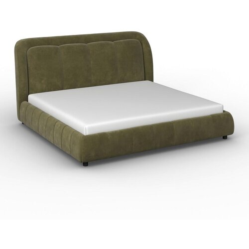 Bessagi Home Oblazinjena Postelja Anton, Olivno Zelena, 180x200 Slike