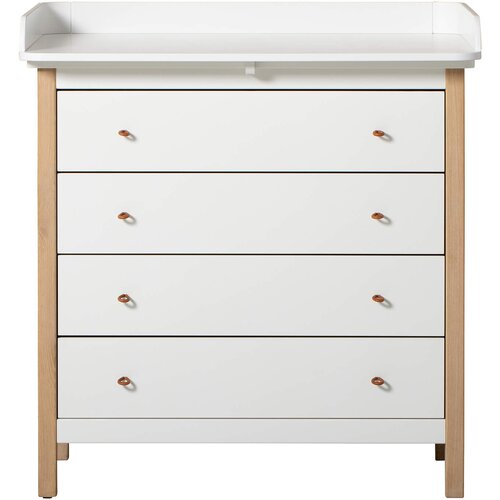 Oliver Furniture&amp;reg; previjalni predalnik white/oak Slike