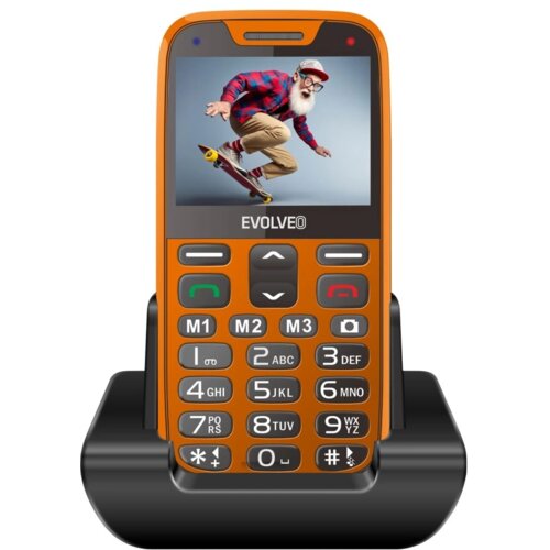 Evolveo Easyphone XR telefon na tipke za starejše - oranžen Cene