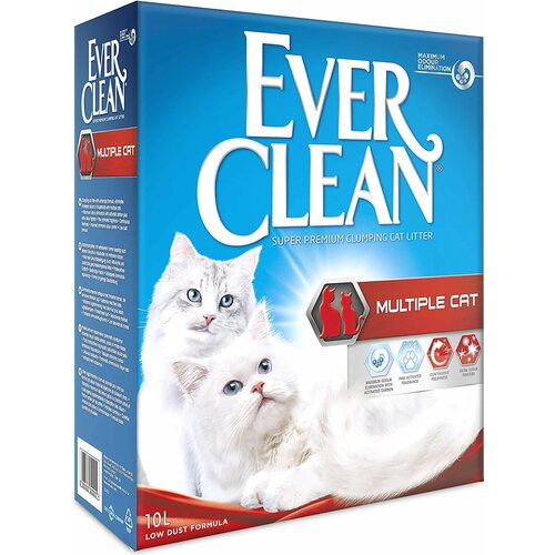Everclean grudvajući pesak za mačke bez mirisa multiple 10L Cene