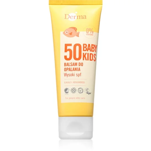 Derma Kids krema za otroke za sončenje SPF 50 75 ml