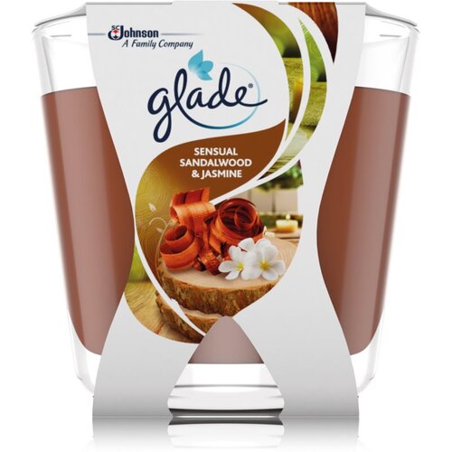 Glade Sensual Sandalwood &amp;amp; Jasmine di&amp;scaron;eča sveča 70 g Slike