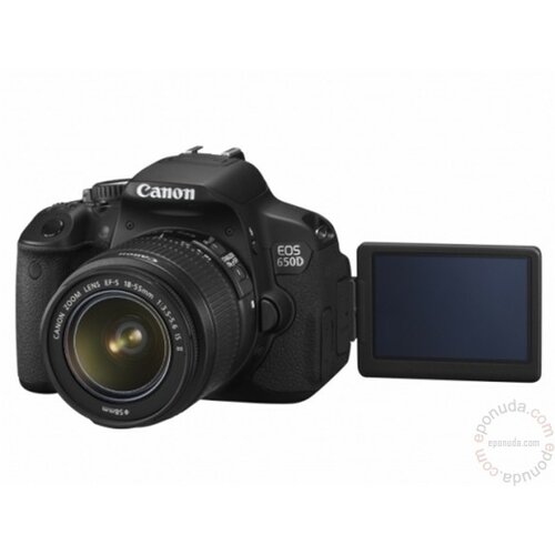 Canon EOS 650D 18-55 IS II + 55-250 IS II digitalni fotoaparat Slike