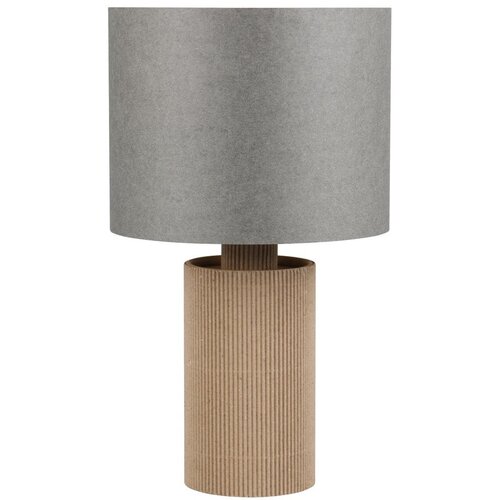 Sivo-bež namizna svetilka (višina 28 cm) Canio – Cene