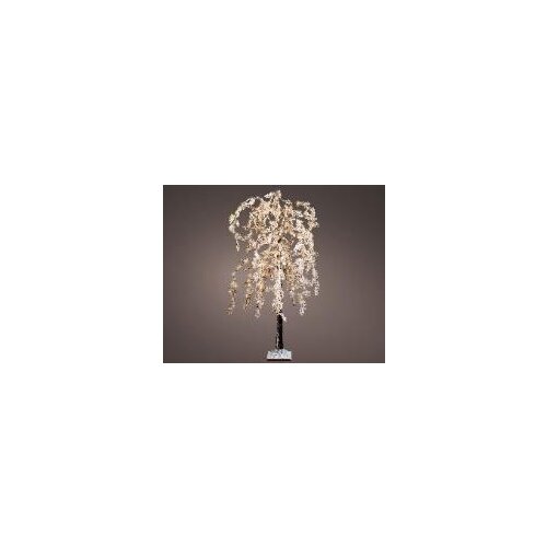 Lumineo lučke vrba 360 toplo belih lučk 180 cm belo cvetje Cene