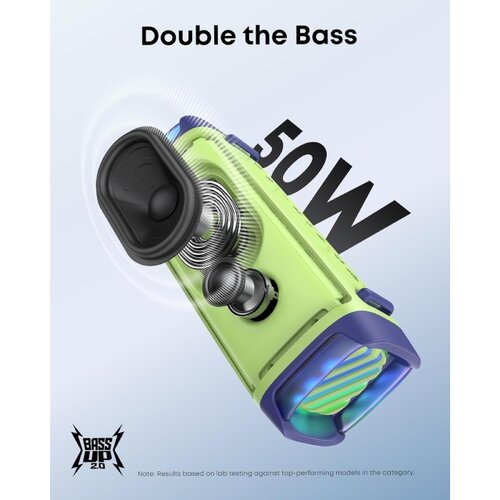 Anker Soundcore Boom 3i 50W prenosni bluetooth IP68 zvučnik zeleni Cene