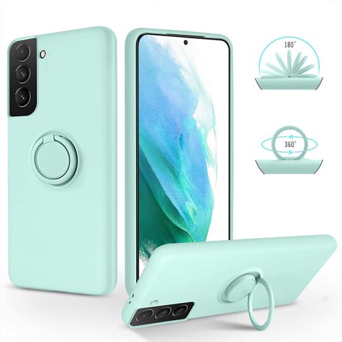  ovitek liquid ring za samsung galaxy S22 plus 5G - mint Cene