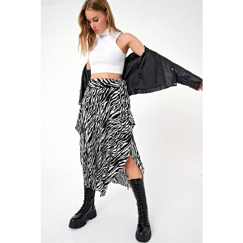 Trend Ala&amp;ccedil;atı Stili Skirt - Black - Midi Slike