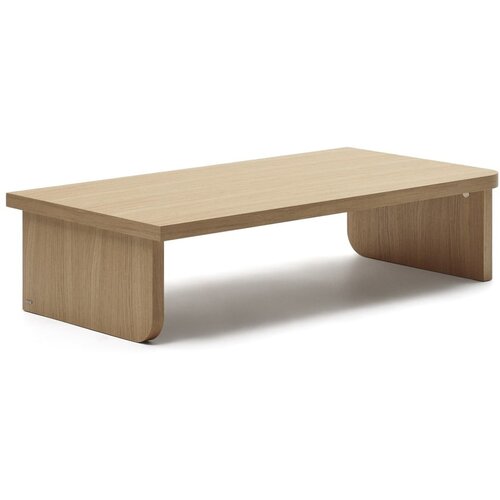 Kave Home Stolić za kavu u dekoru hrasta u prirodnoj boji 75x140 cm Oaq &amp;ndash; Slike