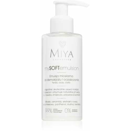 MIYA Cosmetics mySOFTemulsion micelarna emulzija za čišćenje 140 ml