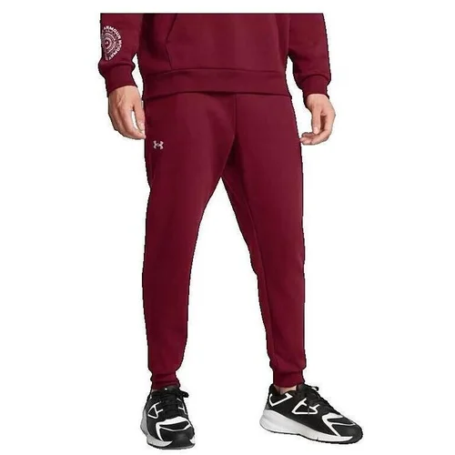 Under Armour Hlače Pantalon De Jogging En Polaire Ua Rival Bordo