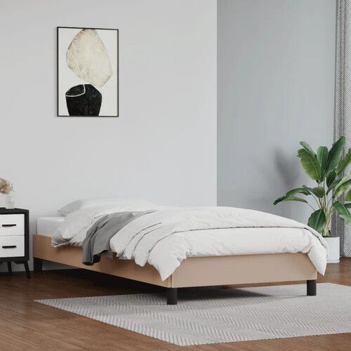  Okvir za krevet boja cappuccina 100x200 cm umjetna koža Cijene