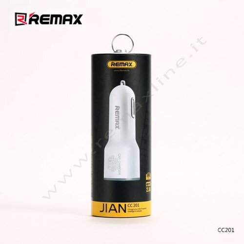 Remax Auto punjač Jane Series RCC201, 2.1A, 2&amp;times;USB-A, Bijeli Slike