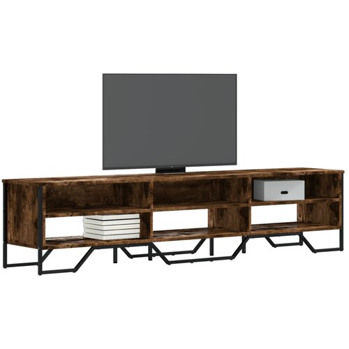 vidaXL TV omarica dimljeni hrast 180x34x41 cm inženirski les Cene