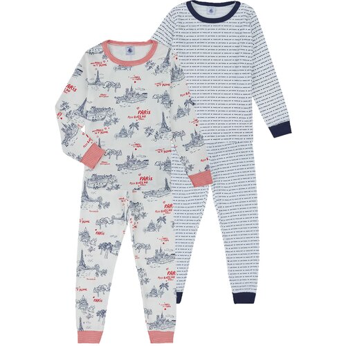 Petit Bateau 2 PYJAMAS Vi&amp;scaron;ebojna Slike
