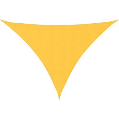 vidaXL Jedro protiv sunca od tkanine Oxford trokutasto 5x7x7 m žuto Cijene