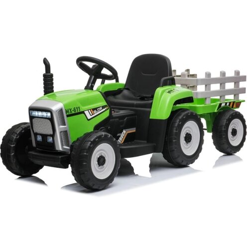  Traktor Zeleni sa prikolicom i daljinskim Slike