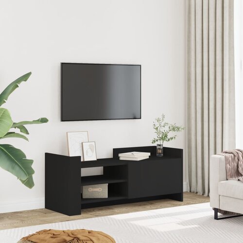 VidaXL TV omarica črna 100x35x40 cm inženirski les Slike