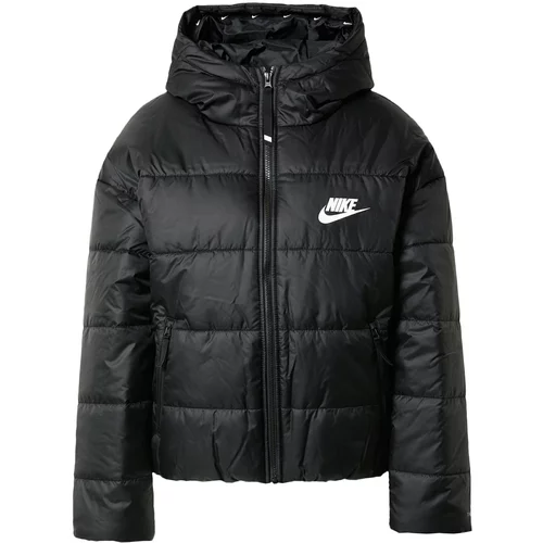 Nike Sportswear Zimska jakna crna / bijela