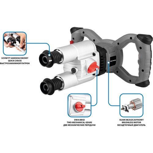 Graphite Energy+ 18V Brushless Double Mixer Without Battery Cijene