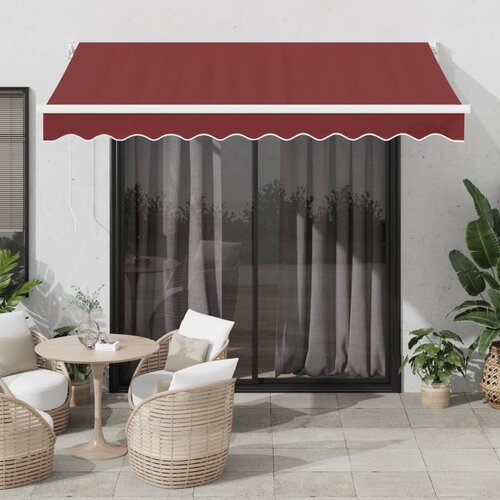 vidaXL avtomatsko zložljiva tenda bordo 300x250 cm Cene
