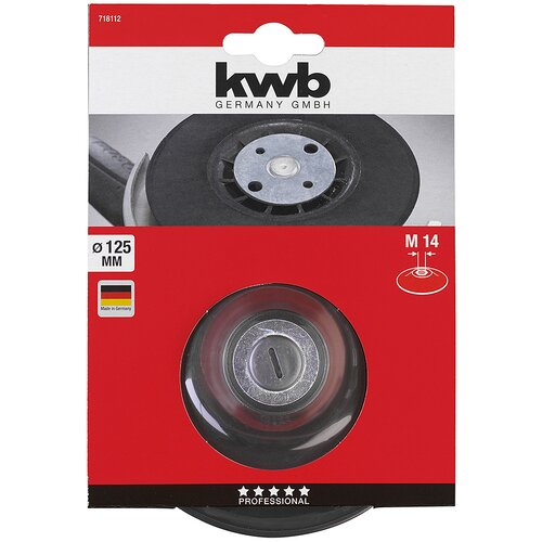 KWB Brusna podloga GUMENI DISK 125 mm, M14 Slike