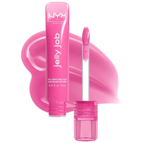 NYX Professional Makeup Jelly Job svjetlucavo sjajilo za usne s plumping efektom nijansa Jelly Icing 7.5 ml Cijene