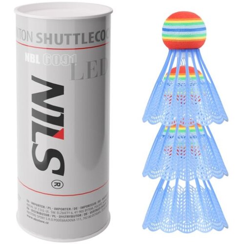 Nils Extreme Žogice za badminton z lučko LED sintetične Cene