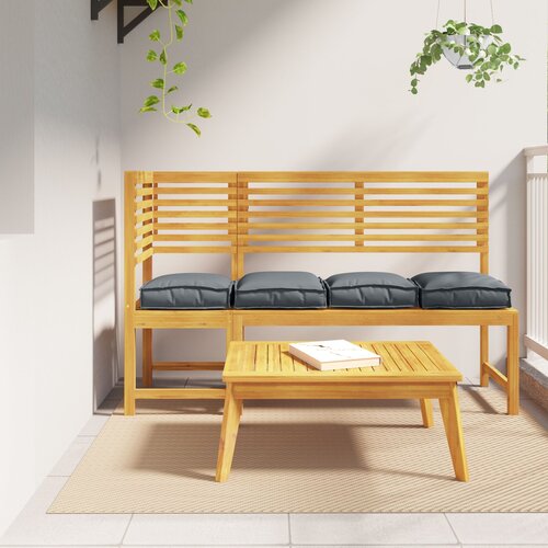 VidaXL Pallet Cushions za sedež 4 kosi Antracit 40x40x8 cm Oxford tkanina Slike