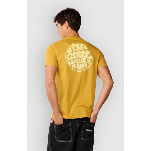 Rip Curl Wettie Passage Icon T-Shirt mustard gold Slike