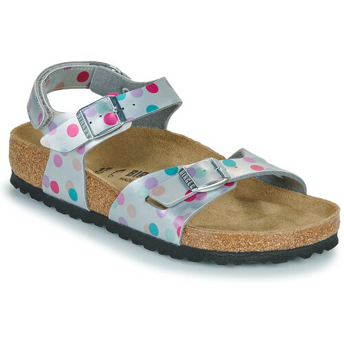 Birkenstock Rio AS Kids BF Elec. Metallic SilverDots Srebrna Slike
