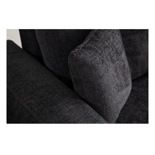 Atelier Del Sofa Razvlačiva sofa Sinor 92x75x225cm Antracit Slike