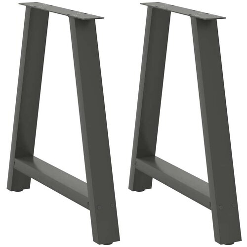 vidaXL noge kavne mizice a-oblika 2 kosa antracit 80x(72-73) cm jeklo Cene