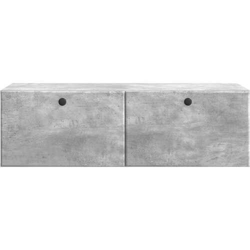  ormar za zid 98 x 41 x 30 cm Betonska siva Konstruirano drvo Slike