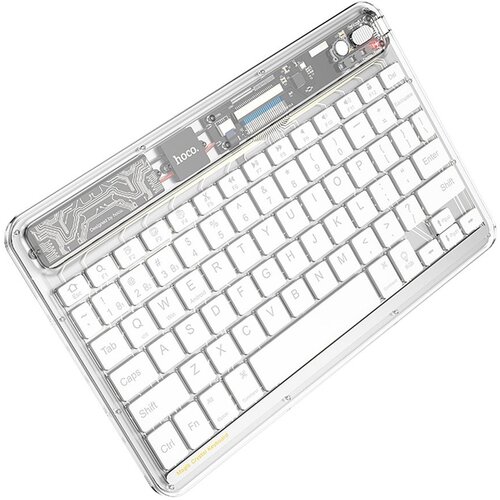 Hoco bežična providna tastatura S55 bela Slike
