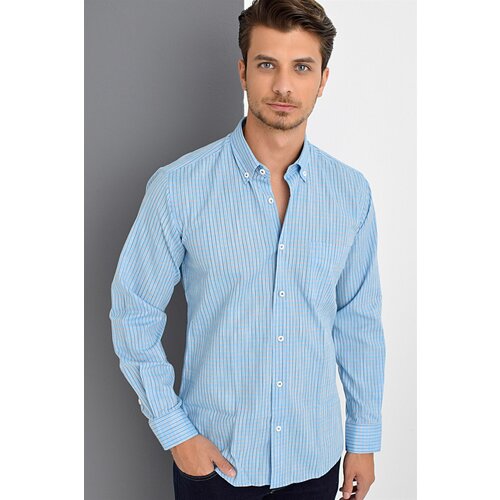 Dewberry G617 LINEN SHIRT-BLUE Cijene