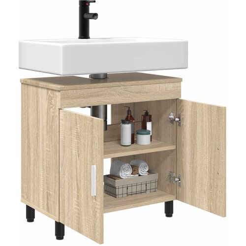  Toaletna jedinica Hrast sonoma 60 x 35 x 60 cm Slike