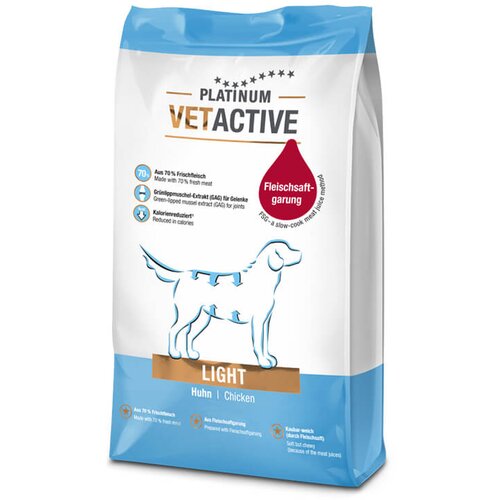 Platinum vetactive light - suva hrana za pse sa piletinom za kontrolu telesne težine (1,5kg, 5kg) 5kg Slike