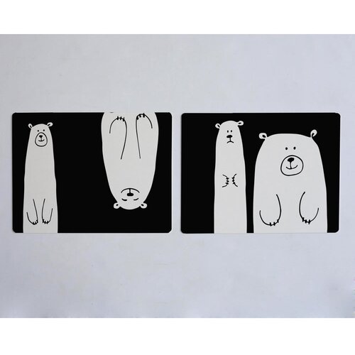 Madre Selva set od 2 podmetača za stol Little Nice Things Bears Cijene