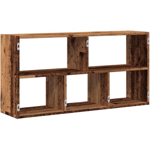  Zidna polica boja staro drvo 100x25x50 cm konstruirano drvo Slike