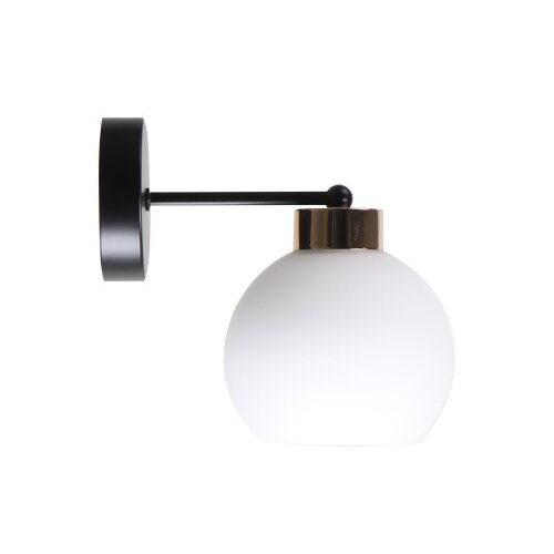  Amanda Zidna Lampa Crno Zlatna 1x40 E27 ( 15001 ) Slike