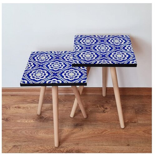Hanah home sklapajući Stočić 2 Komada 2SHP45 - Navy Plavo Slike