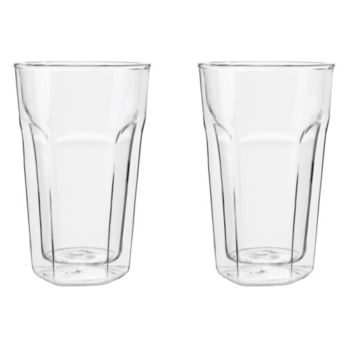 Leopold Vienna 1x2 double walled latte macchiato glass LV01516 Slike