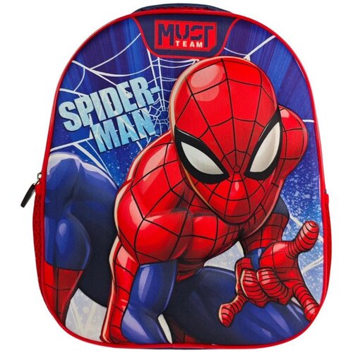 Luna Must Team zaobljeni vrtićki ruksak s 3D uzorkom Spider-Mana 26x10x32 cm Slike