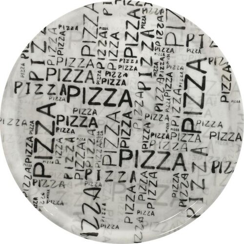 Pizza TANJUR 33CM NAPOLI WHITE&amp;amp;BLACK Slike