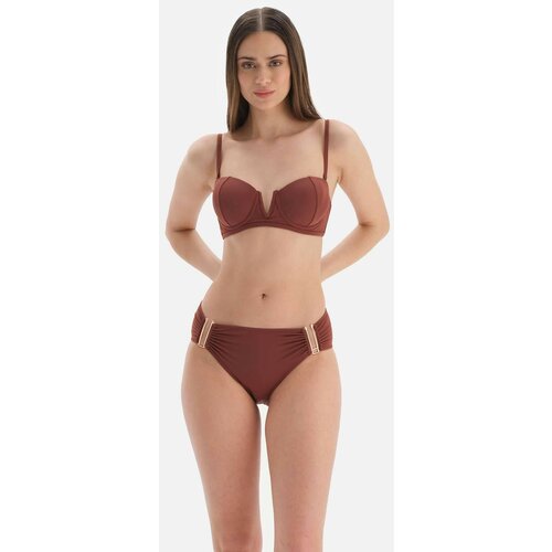 Dagi Bikini Top - Brown - Plain Cene